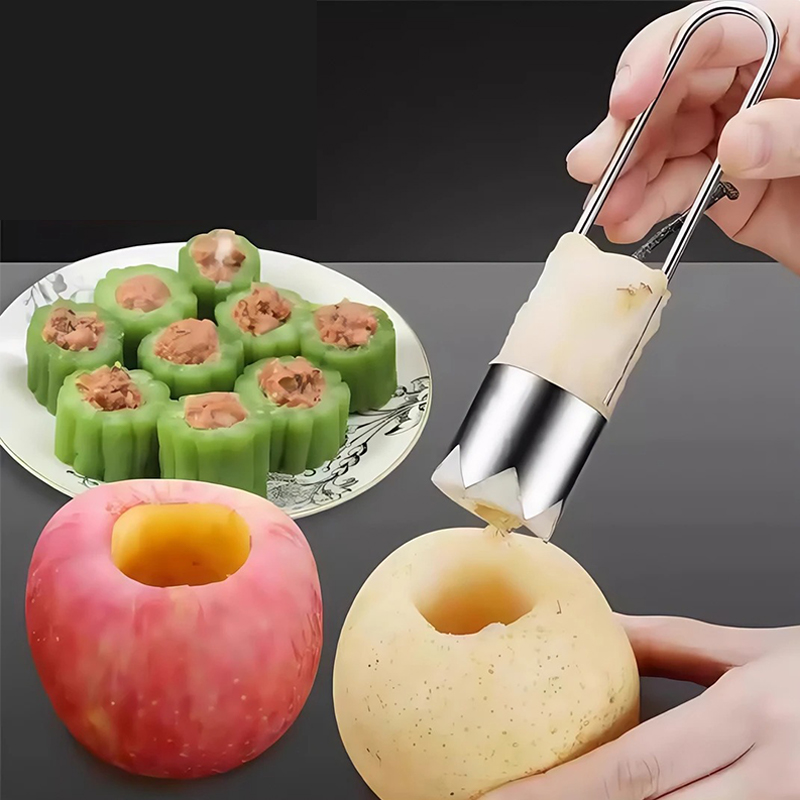 Kitchen Home Gadgets - Stainless Steel Fruit Core Remover Apple