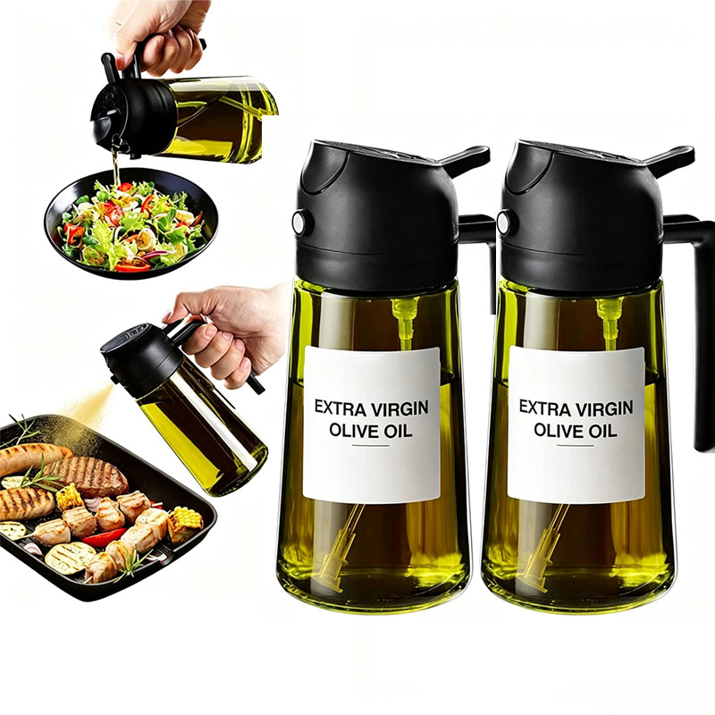 Kitchen Gadgets Green - Olive Oil Dispenser Plastic Bottle for