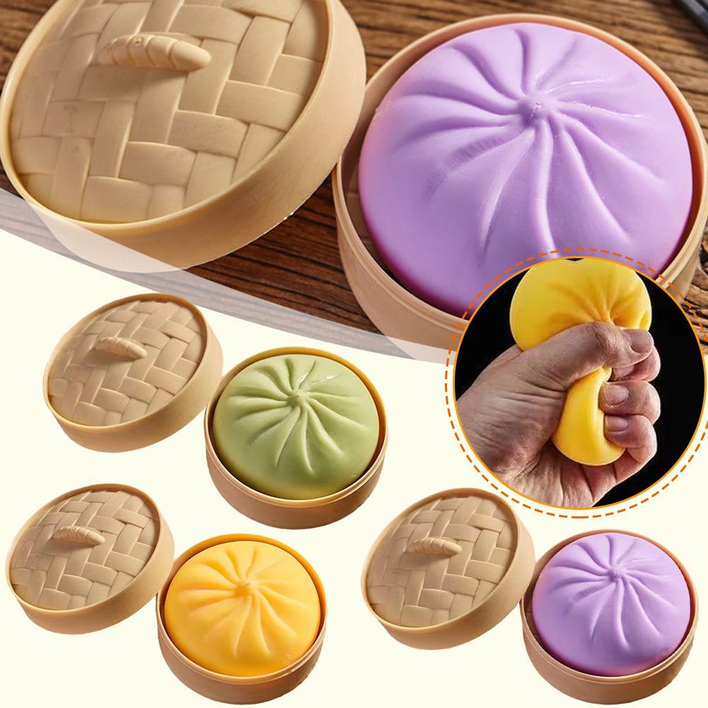 Silicone Steamer Basket - 6cm Steamer Basket Dumpling Toy Realistic