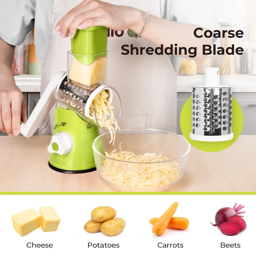 Kitchen Gadgets Wirecutter - Manual Rotary Grater For Cheese And