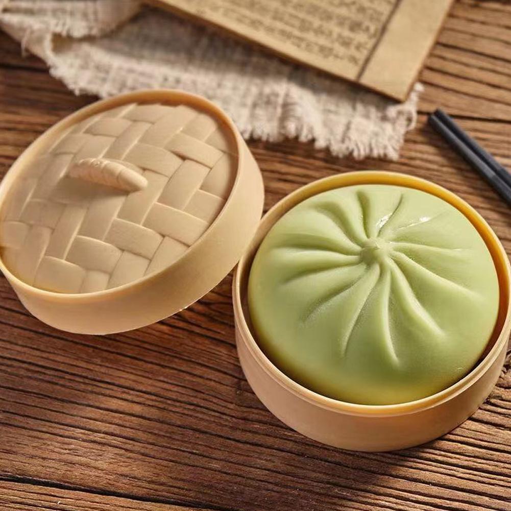 Silicone Steamer Basket - Dumpling Fidget Sensory Toy With 6cm