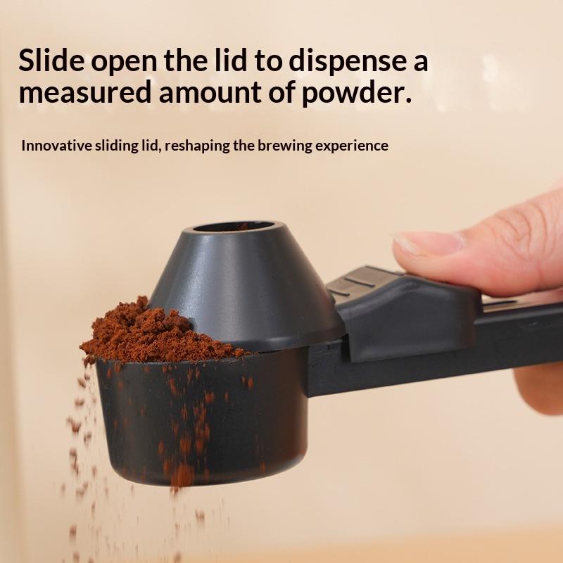 Kitchen Home Gadgets - ㈃Sliding Leakproof Coffee Scoop Reusable Protein