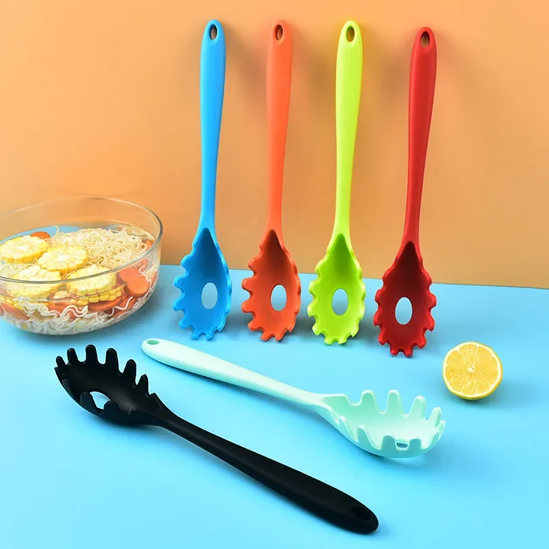 Kitchen Gadgets Pasta - 1pcs Silicone Pasta Noodle Spoon Pasta