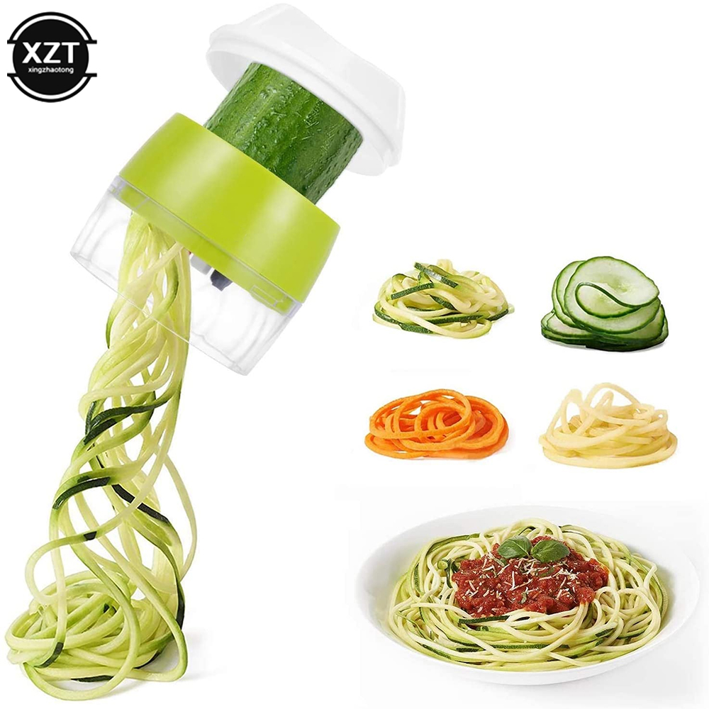 Kitchen Gadgets Pasta - Handheld Duty Spiralizer Vegetable Slicer Vegetable