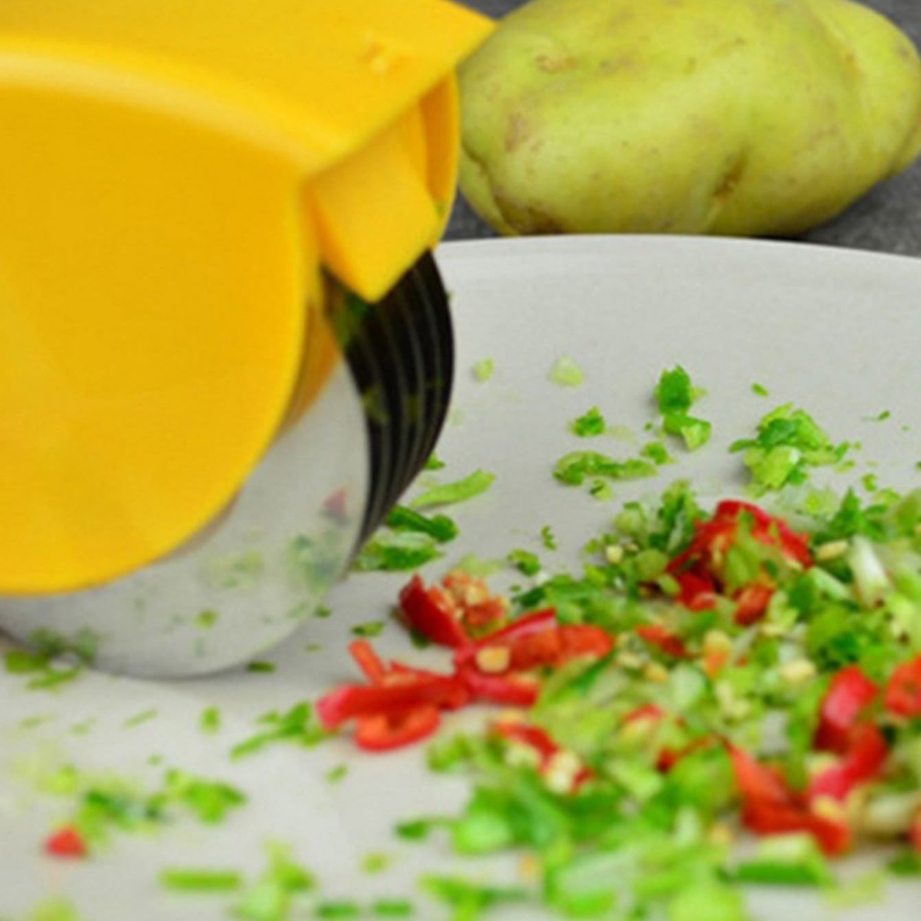 Kitchen Gadgets Wirecutter - 1pc- Creative Hopper Kitchen Cut Onion