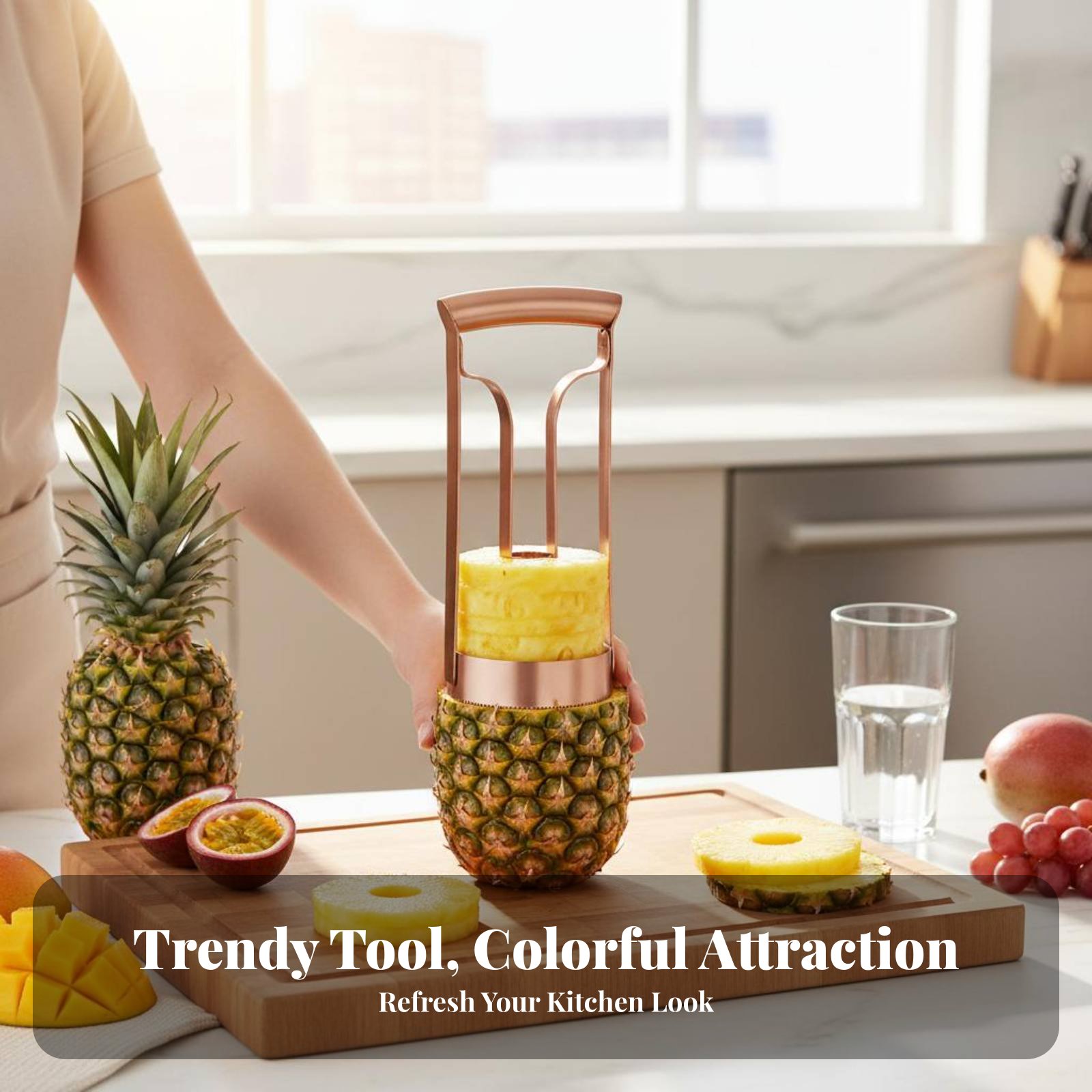 Stainless Steel Pineapple Cutt - Kitchen Gadgets That Are Useful ulasan dan harga