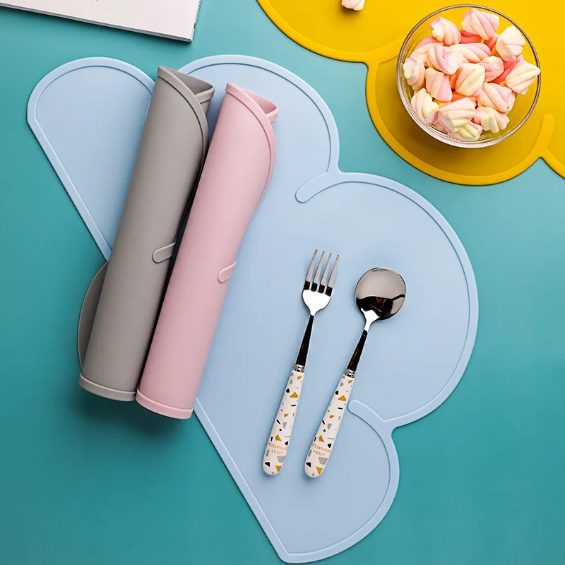 Cute Silicone Placemat Cloud S - Korean Kitchen Gadgets ulasan dan harga