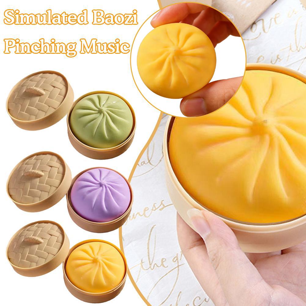 Dumpling Fidget Sensory Toy Wi - Silicone Steamer Basket ulasan dan harga