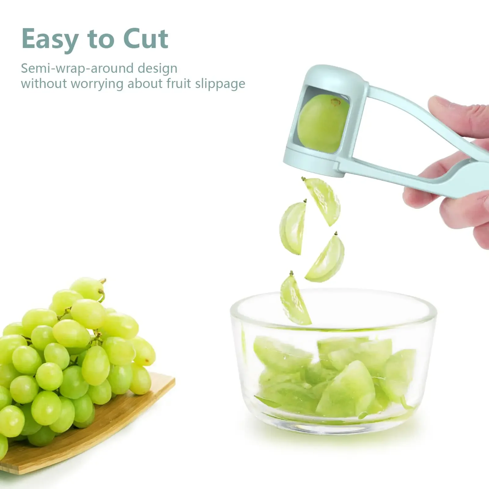 Green Grape Cutter for Toddler - Kitchen Gadgets Green ulasan dan harga