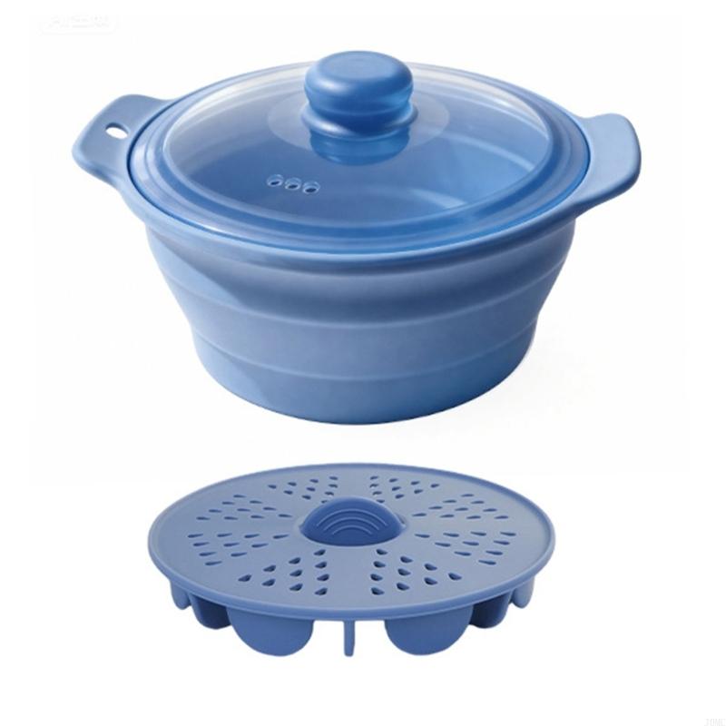 Silicone Microwave Steamer Pot - Silicone Steamer Basket ulasan dan harga