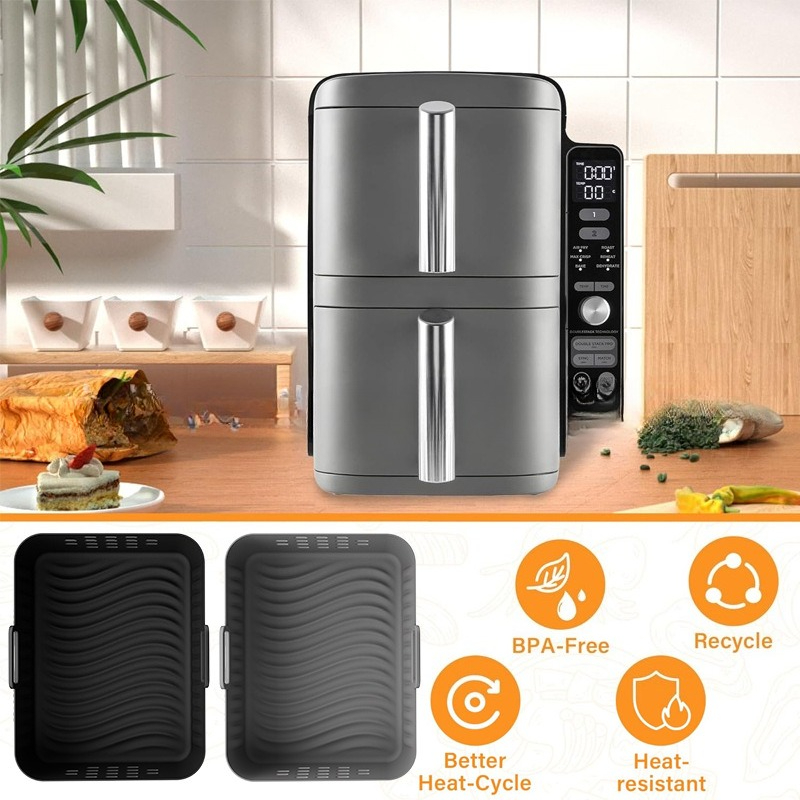 New Air Fryer Silicone Liners  - Silicone Steamer Basket ulasan dan harga