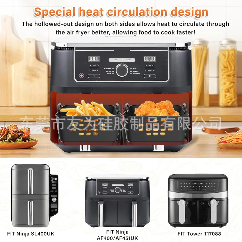 New Air Fryer Silicone Liners  - Silicone Steamer Basket ulasan dan harga