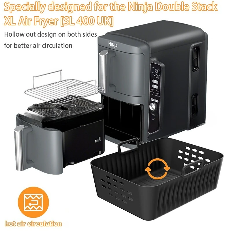 New Air Fryer Silicone Liners  - Silicone Steamer Basket ulasan dan harga