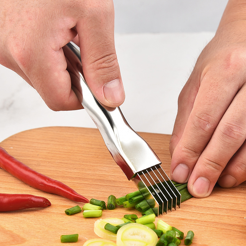 Stainless Steel Chopped Green  - Kitchen Gadgets Green ulasan dan harga