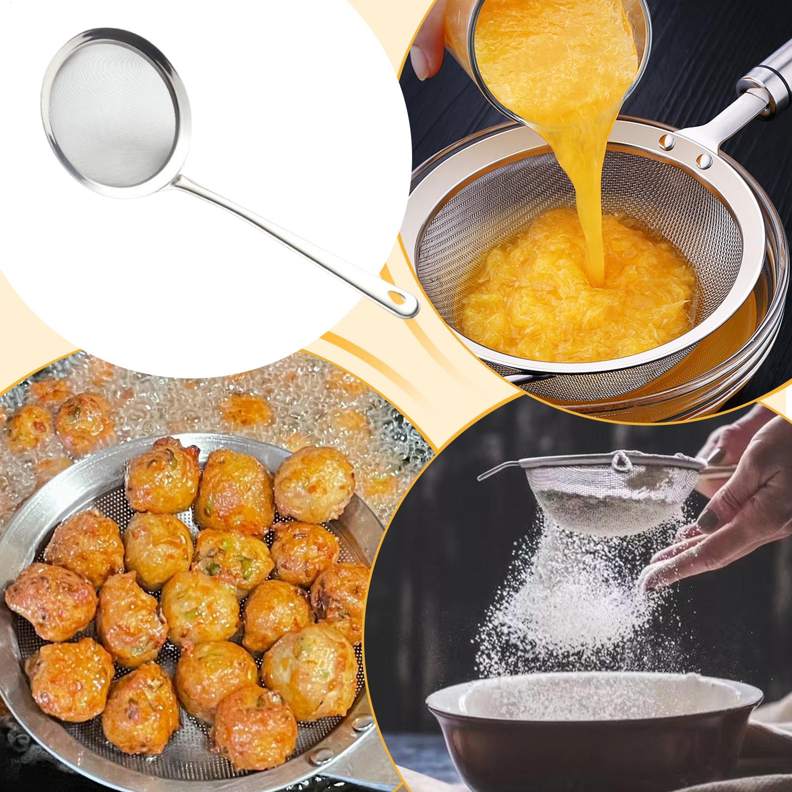 Mesh Strainer With Handle Siev - Kitchen Gadgets Pasta ulasan dan harga