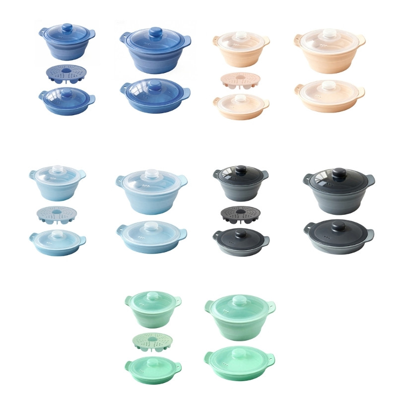 Foldable Silicone Small Steame - Silicone Steamer Basket ulasan dan harga