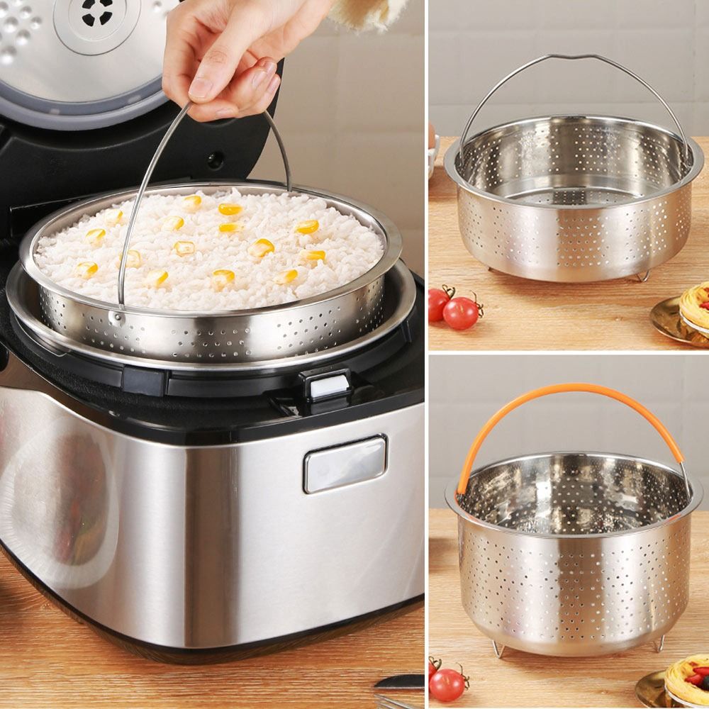 Stainless Steel Food Steamer K - Silicone Steamer Basket ulasan dan harga