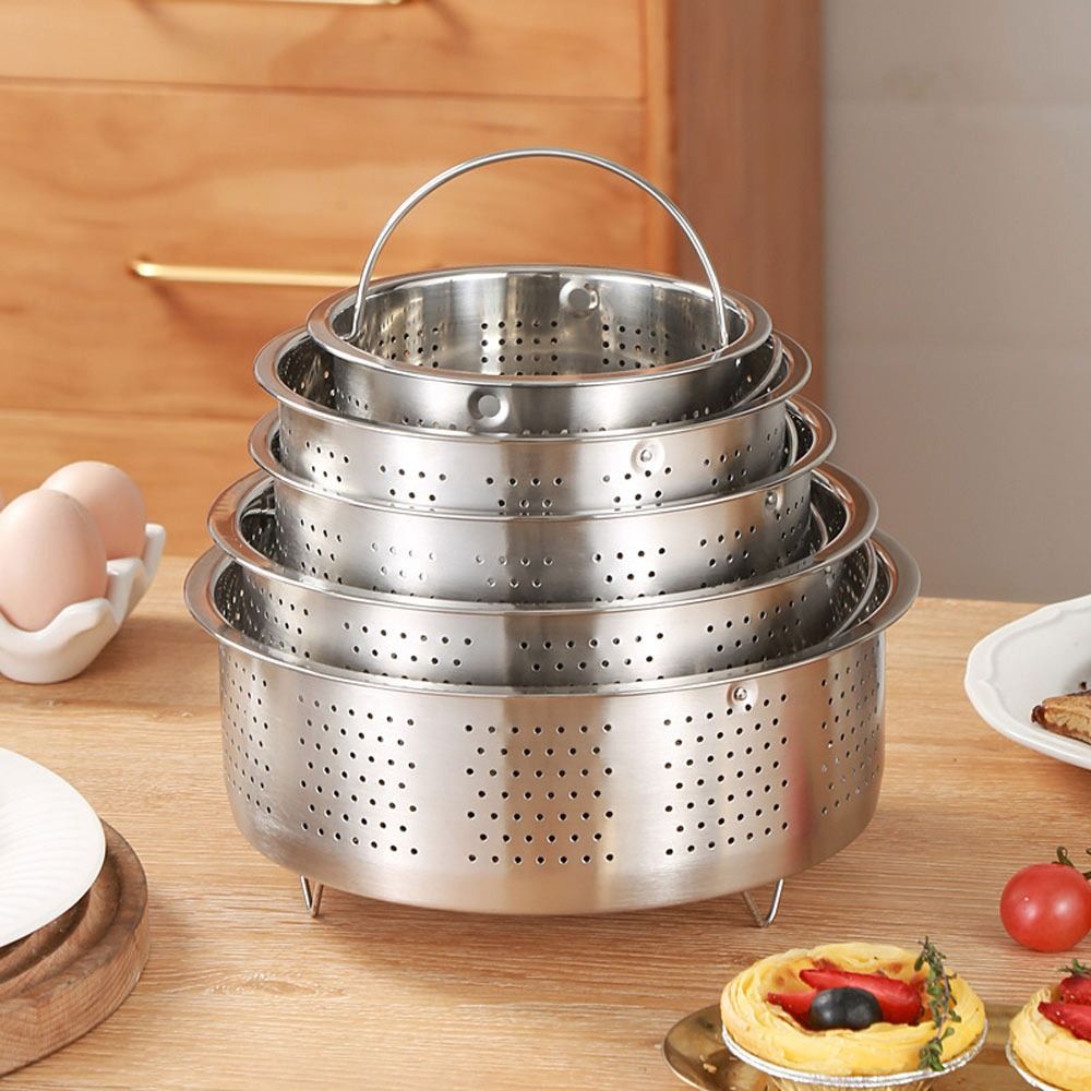 Stainless Steel Food Steamer K - Silicone Steamer Basket ulasan dan harga