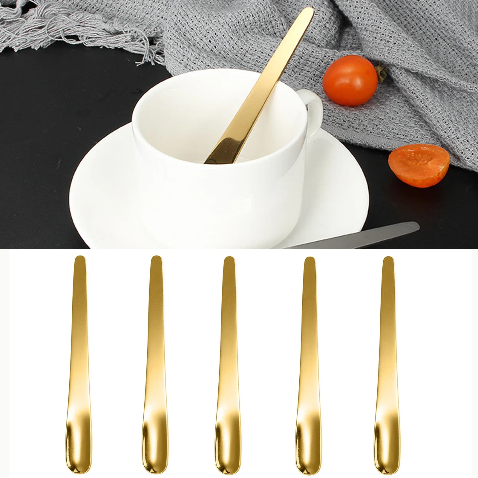 5PCS Coffee Spoon Stainless St - Kitchen Gadgets Blender ulasan dan harga