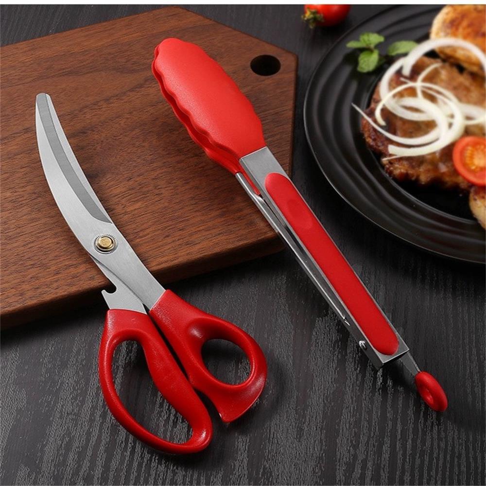 Stainless Steel Barbecue Sciss - Korean Kitchen Gadgets ulasan dan harga