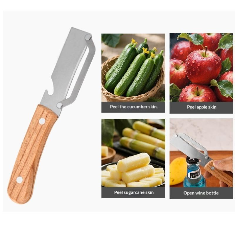 3 in 1 Serrated Peeler Knife f - Kitchen Gadgets That Are Useful ulasan dan harga