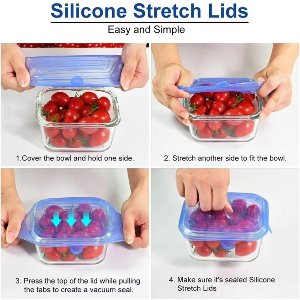 6PCS Useful Reusable Fresh-kee - Kitchen Gadgets That Are Useful ulasan dan harga