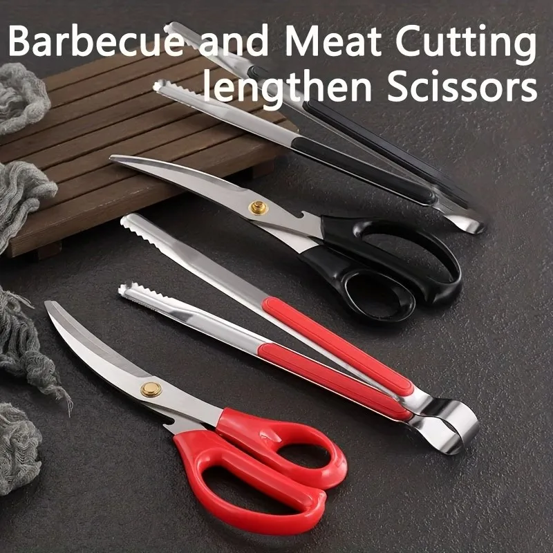 Stainless Steel Barbecue Sciss - Korean Kitchen Gadgets ulasan dan harga