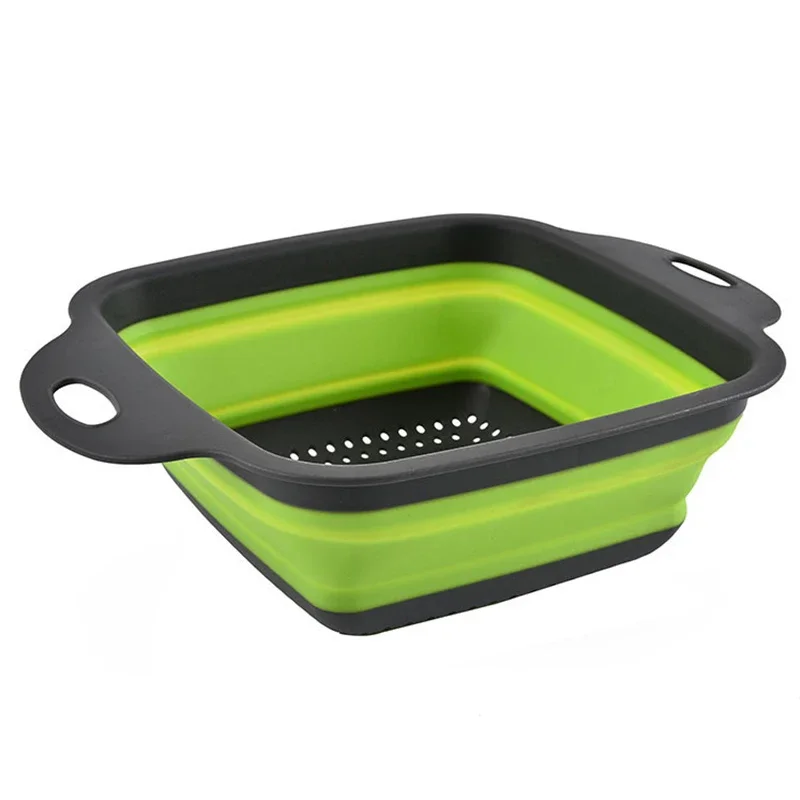 NEW Foldable Vegetable Washing - Silicone Steamer Basket ulasan dan harga