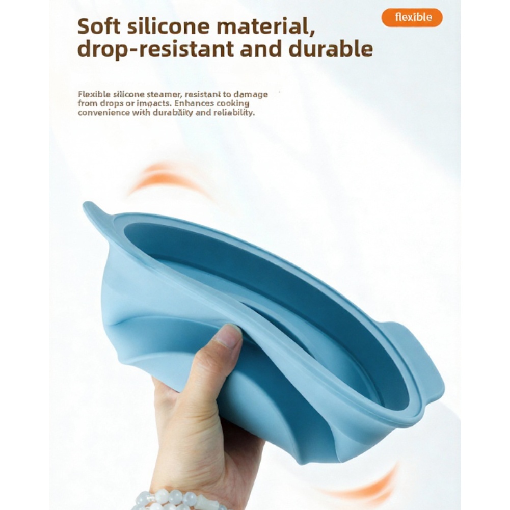 Silicone Microwave Steamer Bas - Silicone Steamer Basket ulasan dan harga