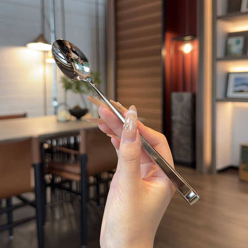 Korean Stainless Steel Spoon L - Korean Kitchen Gadgets ulasan dan harga