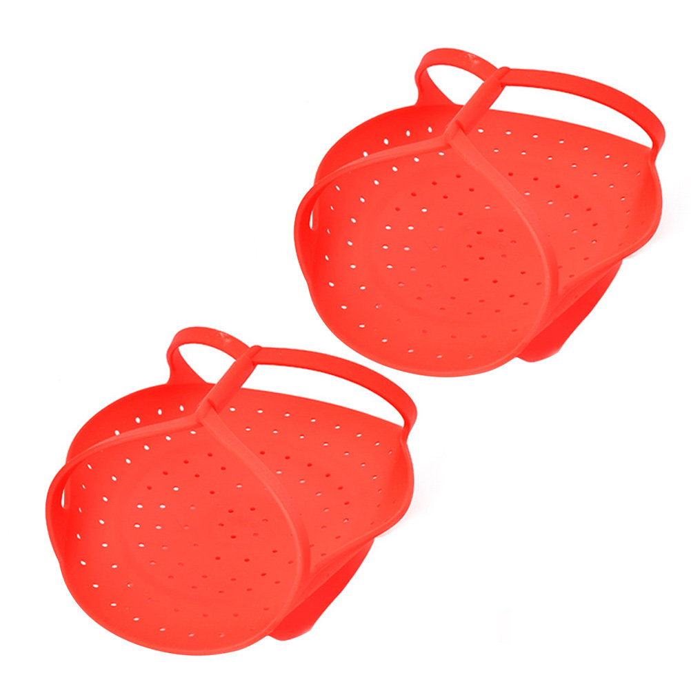 2pcs Foldable Silicone Steamer - Silicone Steamer Basket ulasan dan harga
