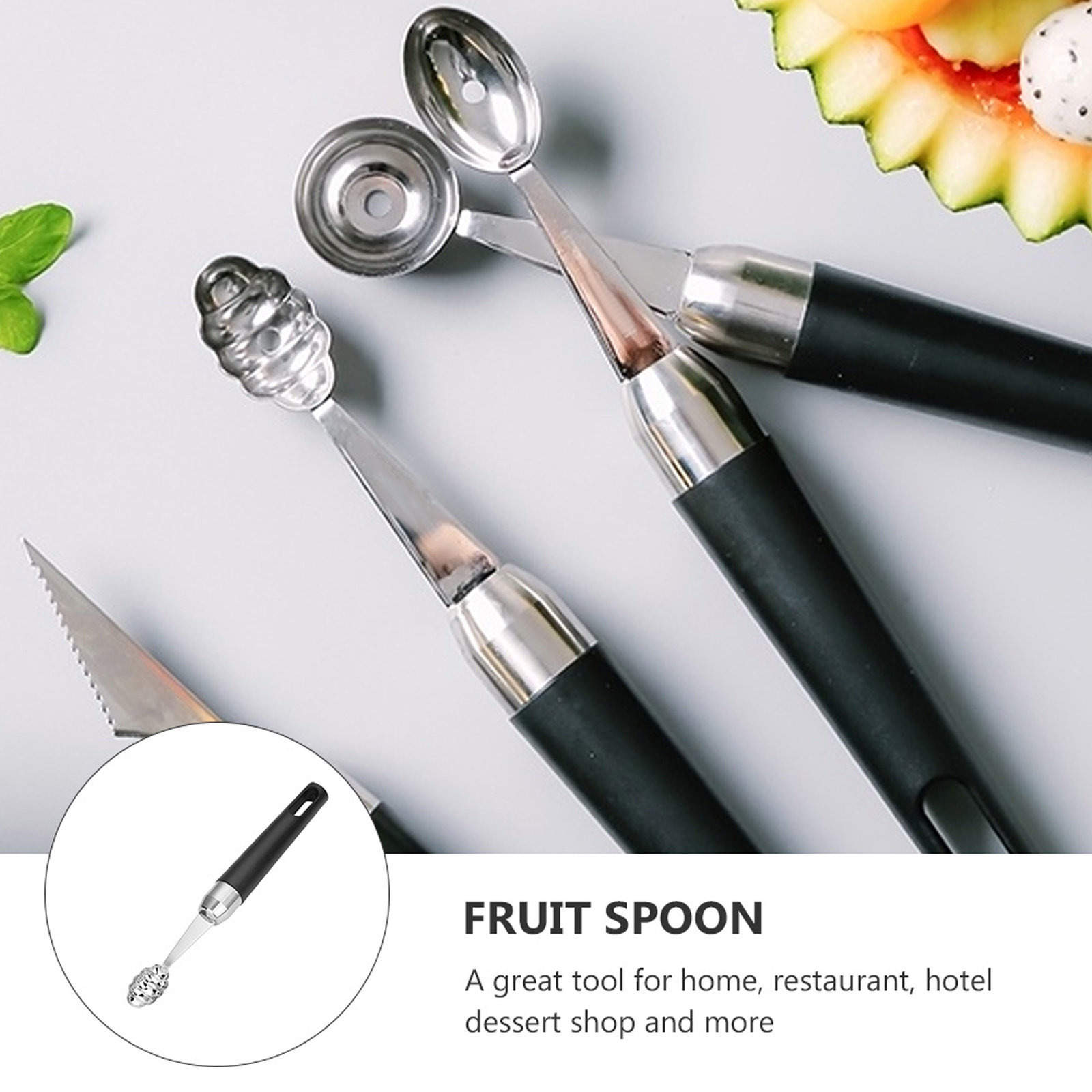 1Pcs Stainless Steel Fruit Sco - Kitchen Home Gadgets ulasan dan harga